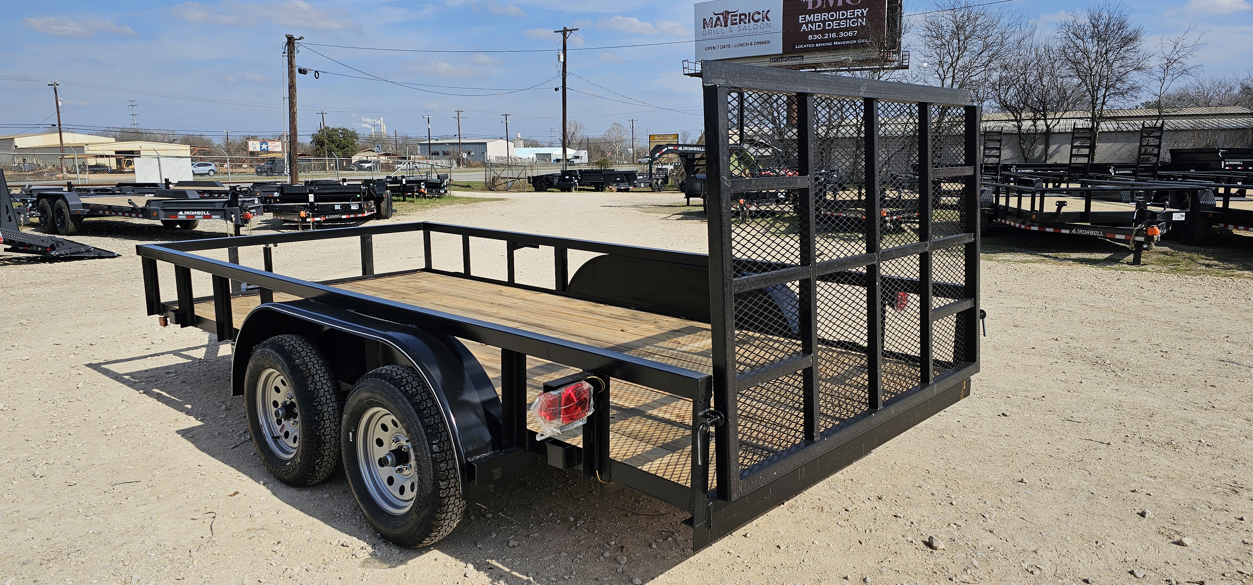 Centex 76x14 Utility Trailer 2025 Gated with Brakes | San